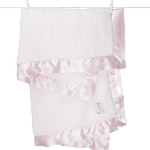 Little Giraffe Chenille Baby Blanket - Pink – oh baby!