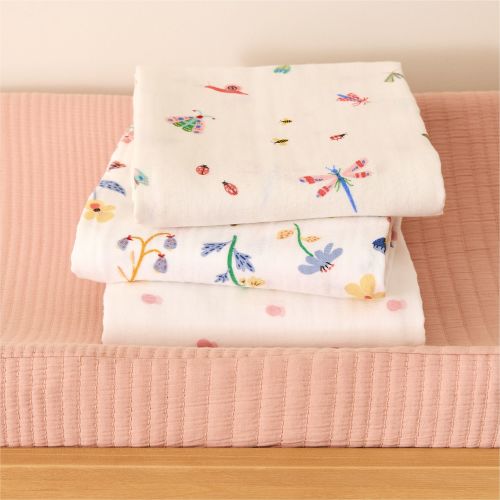 Organic Little Garden Swaddle Set