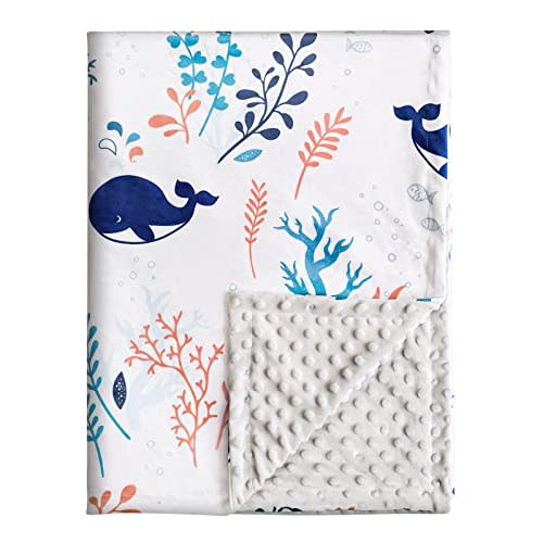 Soarwg Kids Baby Blanket Unisex Newborn, Super Soft Comfy Blankets, for Toddler Baby Nursery Bed Blankets Stroller Crib Shower Gifts, 30 x 40 Inch