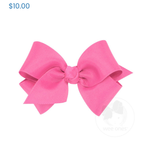 Small Classic Grosgrain Hair Bow (Knot Wrap)
