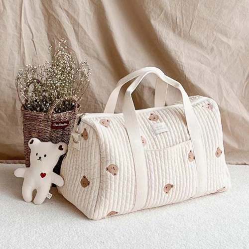 Large Quilted Baby Bag, Maternity Hospital Bag - 4 Styles