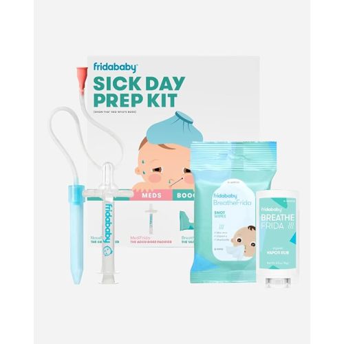 Frida Baby Sick Day Prep Kit, 4pc Baby Essential, All-in-One Set for Babies