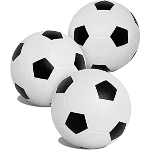 3-Pack Mini Soft Kids Soccer Ball - Soccer Balls for Toddlers & Babies - Perfect for Developing Motor Skills and Safe Play Indoors and Outdoors -Toddler Soccer Goal Toys & Baby Soccer Goals