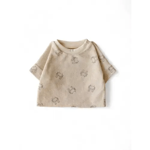 Terry T-shirt / Sand Crabs – Size 6-9M