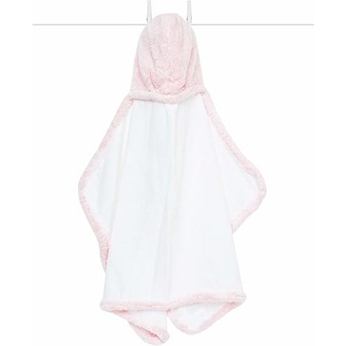 Little Giraffe - Baby Bath Towel - Plush Hooded Baby Towel - Newborn Bath Baby Essentials - 100% Cotton Towel - Luxury Baby Gifts - 24x41" - Pink