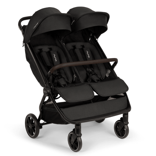 Nuna TRVL dubl Lightweight Side by Side Double Stroller - Caviar