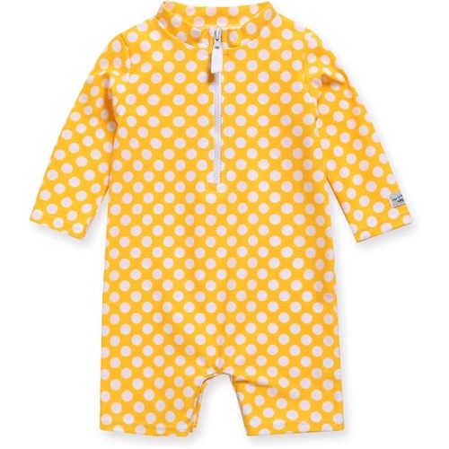 VAENAIT BABY 0-2T Infant Girls & Boys UPF 50+ Protection Swimsuit Onepiece Rashguard Sunsuit with Quick Change Snaps