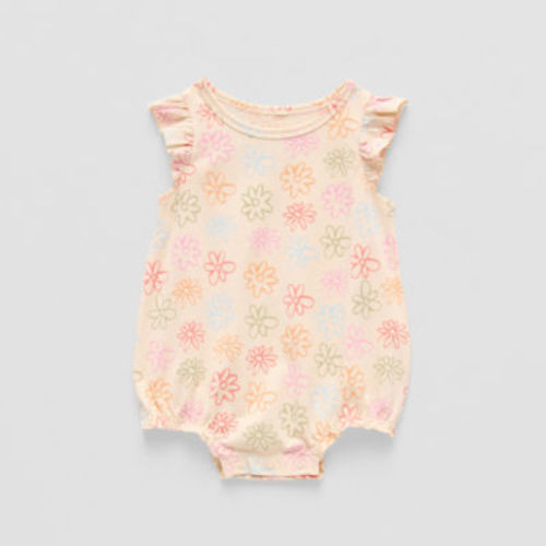 Okie Dokie Baby Girls Short Sleeve Romper