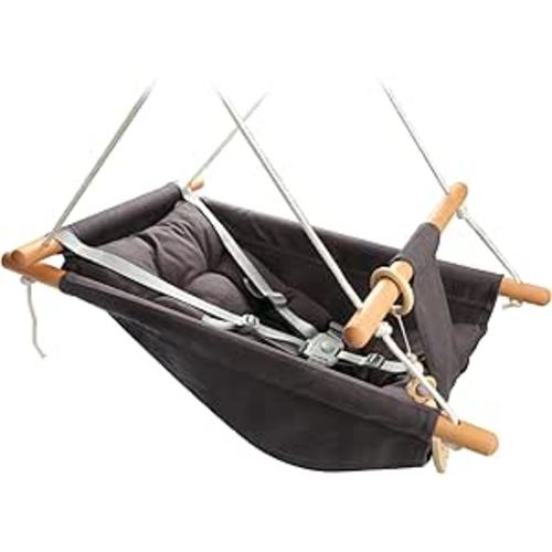 Baby Swing Outdoor Indoor for Infants to Toddlers, Portable Adjustable Baby Porch Swing with 5-Point Safety Belt, Tree Hanging Chair for Door Garden Backyard