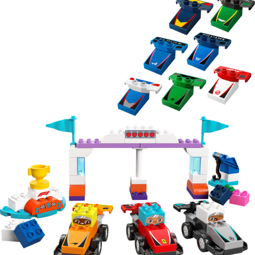 F1® Team Race Cars & Drivers 10445 | DUPLO® | Buy online at the Official LEGO® Shop US