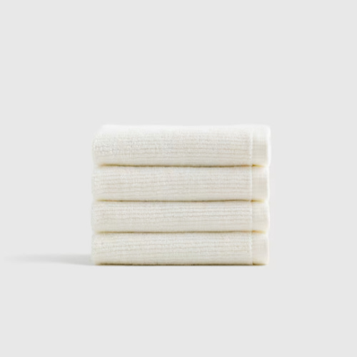 Turkish Ribbed Quick Dry Washcloth (Set of 4)