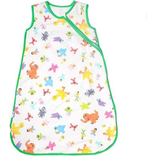 Copper Pearl Sleep Sack: Warm and Cozy Baby Bag in a Variety of Trendy Designs, Safe Alternative to Blankets, Sleeveless Baby Sleep Sack Swaddle Sizes Newborn to 24 Months - Sesame Friends