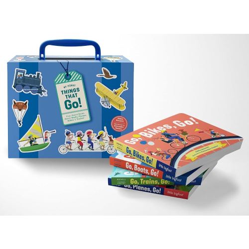 My First Things That Go: A Box Set of 4 Toddler Board Books: Boats, Planes, Bikes, and Trains for Toddlers 1-3 (Things That Go Series)