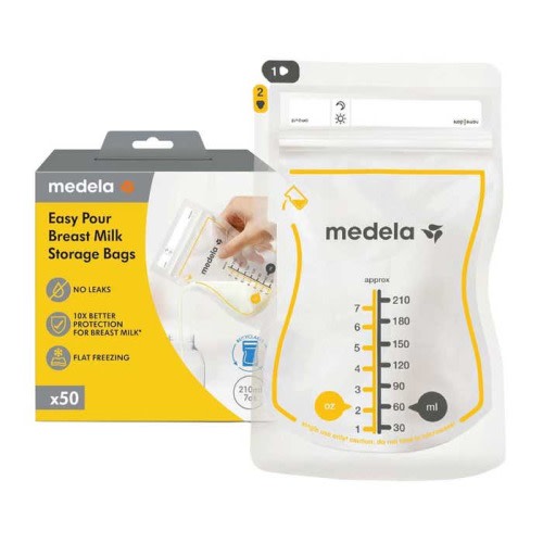 Easy Pour Breast Milk Storage Bags (50 ct)