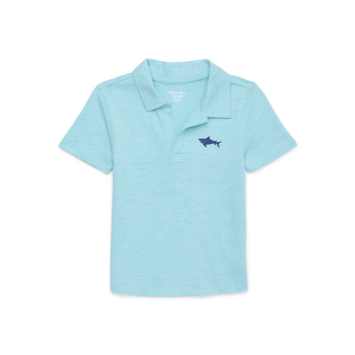 Garanimals Toddler Boy Short Sleeve Slub Jersey Polo, Sizes 18M-5T