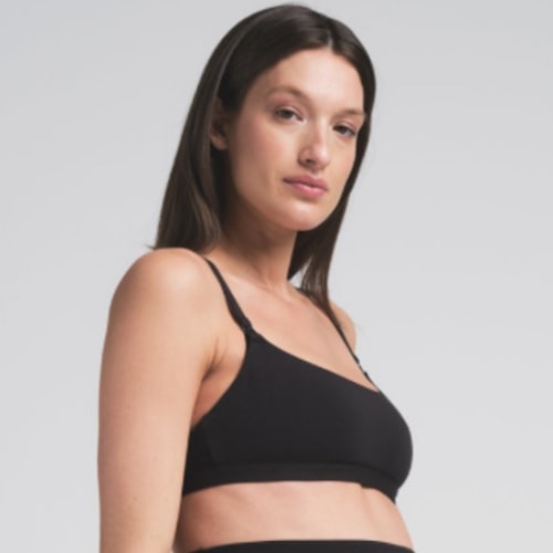COTTON JERSEY MATERNITY NURSING SCOOP BRALETTE | SOOT
