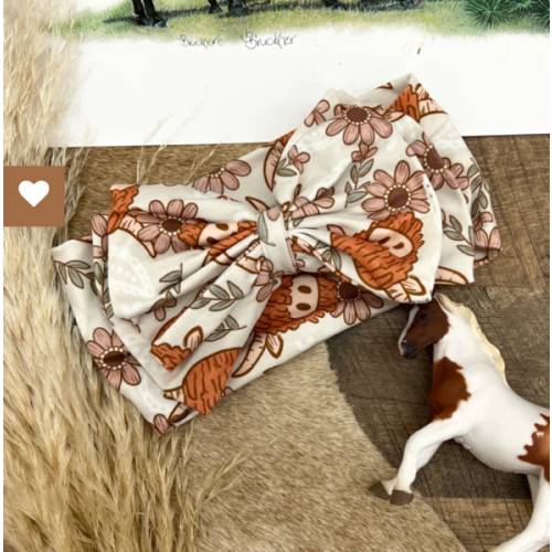Floral Highland Bows (Sold Separately) – theFRINGEDpineapple