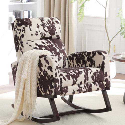 George Oliver 28" Wide Rocking Chair with Footrest | Wayfair