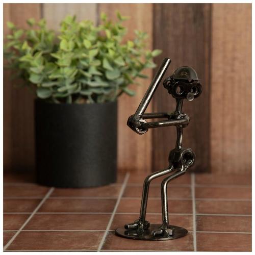 Nuts & Bolts Metal Baseball Player