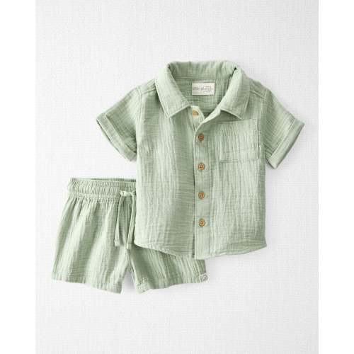 Baby 2-Piece Organic Cotton Gauze Set - Little Planet | Carter's