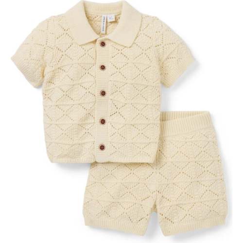 The Crochet Cabana Matching Baby Set - Janie and Jack | Maisonette