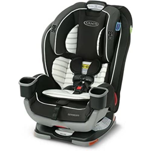 Graco Extend2Fit 3-in-1 Convertible Car Seat, Rear Facing, Forward Facing, and Booster Seat, Hamilton