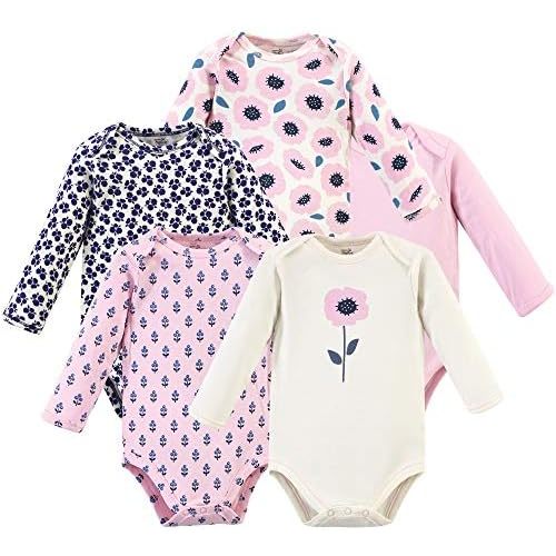 Touched by Nature unisex-baby Organic Cotton Long-sleeve Bodysuits