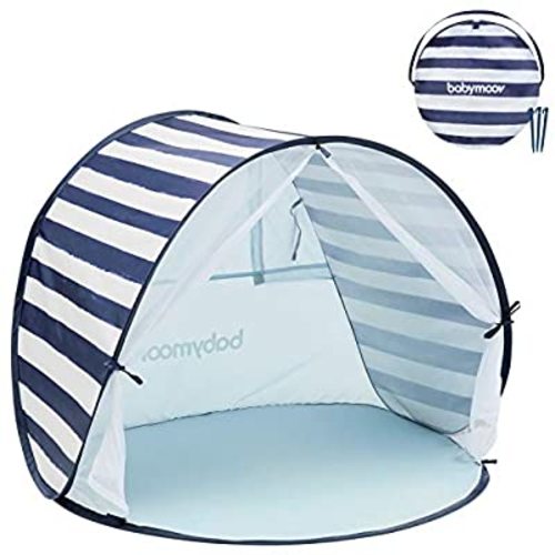 Babymoov Anti-UV Marine Tent UPF 50+ Sun Protection with Pop Up System for Easy Use & Transport (Summer 2023 Edition), Navy