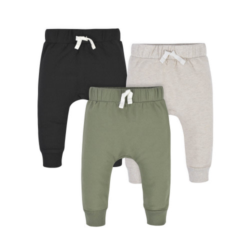 Gerber Baby & Toddler Boy Premium Jogger, 3-Pack, Sizes Newborn - 5T