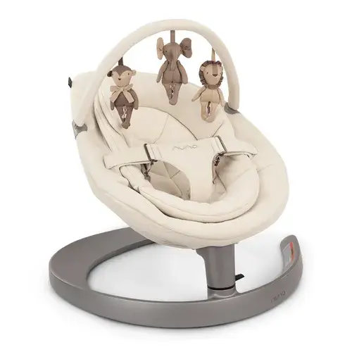 Nuna Leaf Grow Glider With Toybar Cloud | Baby Bunting AU