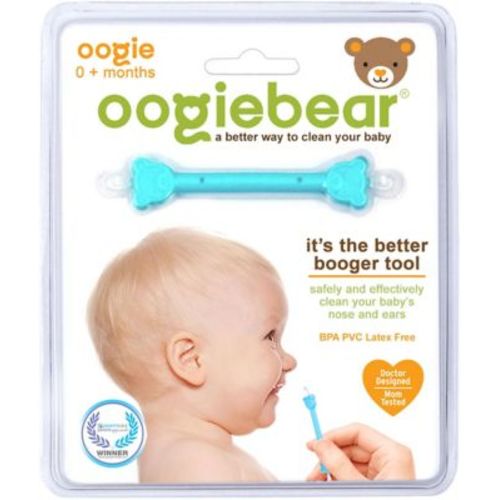 oogiebear® Infant Nose & Ear Cleaner by oogie solutions Booger, Snot & Earwax Removal Tool - BLUE