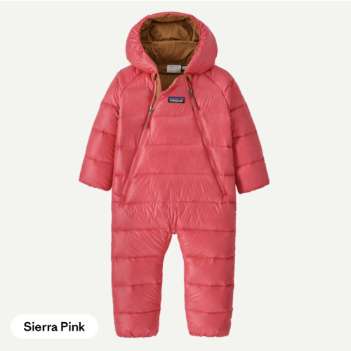 Patagonia Infant Hi-Loft Down Sweater Bunting Sierra Pink