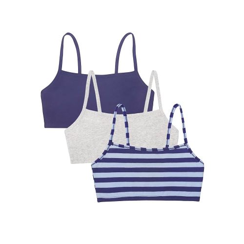 Fruit of the Loom Women's Spaghetti Strap Cotton Sports Bra-All-Day Comfort