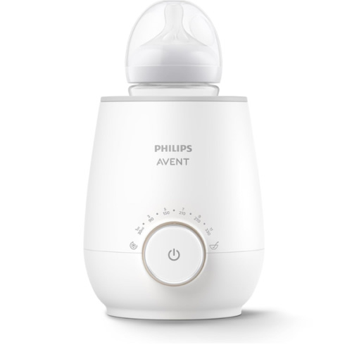 Philips Avent Premium Fast Bottle Warmer, with Smart Temperature Control, Water Bath Technology, Automatic Shut-Off, Model SCF358