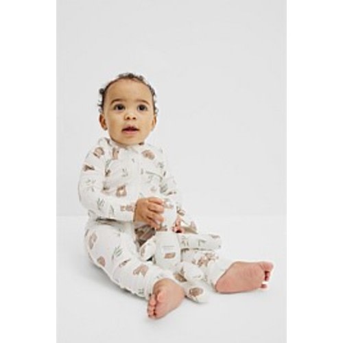 Marshmallow Organically Grown Cotton Koala Jumpsuit - Jumpsuits & Bodysuits | Country Road