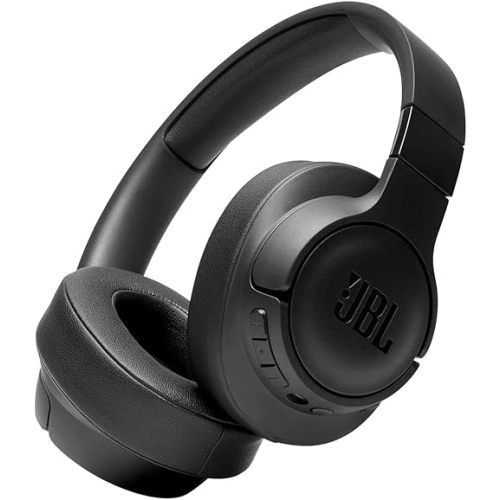 JBL Tune 760NC Over-Ear Headphones - Lightweight Headphones Wireless Bluetooth, Foldable with Active Noise Cancellation - Eco Packaging - Black