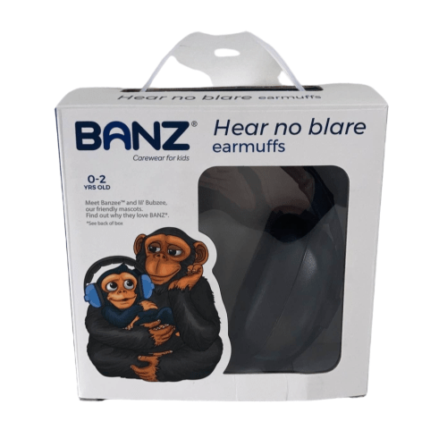 Banz Hear No Blare Earmuffs, Black