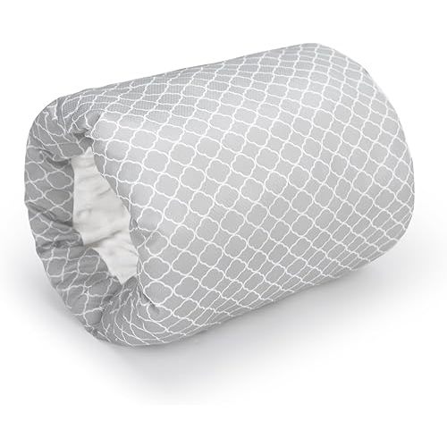 KAKIBLIN Baby Feeding Arm Pillow,Baby Nursing Arm Breastfeeding Pillows Support for Newborn Mom and Babies,Portable and Washable,Ergonomic Nursing Essentials, Travel Pillows for Newborn(White Cloud)