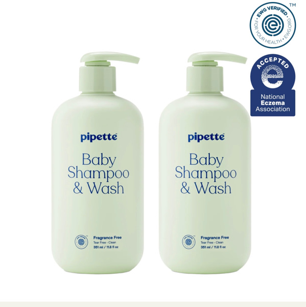 Fragrance-Free Baby Shampoo + Wash Duo