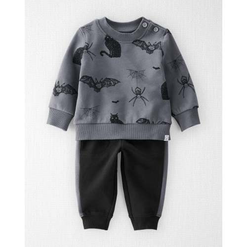 Baby Organic Cotton Spooky Creatures Halloween Fleece Set - Little Planet | Carter's