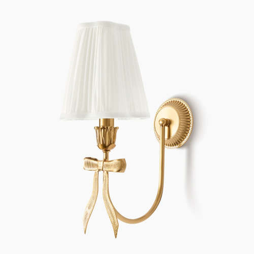 Marilyn Bow Rechargeable Wall Light with Cream Shade (14cm)