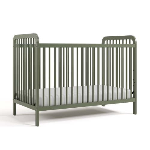 Storkcraft Pasadena 3-in-1 Convertible Baby Crib, Olive