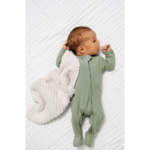 Ellis Ribbed Zipper Footies