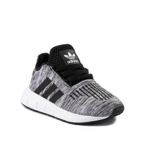 Adidas - Swift Run Athletic Shoe - Baby / Toddler - Grey / Black