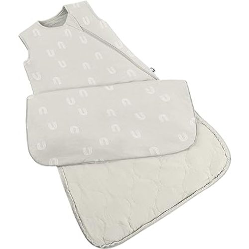 GUNAMUNA günamüna Unisex Baby, Toddler Wearable Blanket, Sleeping Bag Bamboo Rayon, Sleep Sack with Diaper Zipper, 1.0 TOG