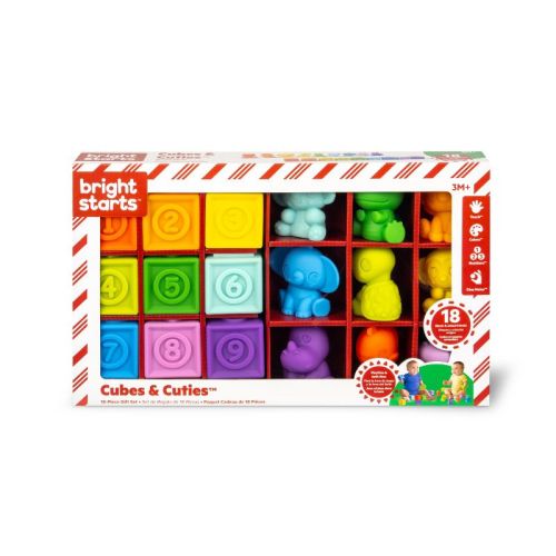 Bright Starts Block And Buddies Holiday Gift Set - 18pc