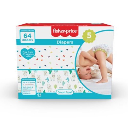Fisher-Price Size 5 Diapers 64 ct