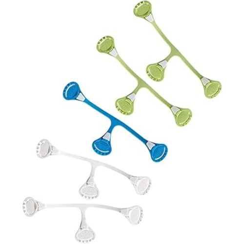 [Original 5-Pack] Snappi Cloth Diaper Fasteners - Replaces Diaper Pins - Use with Cloth Prefolds and Cloth Flats