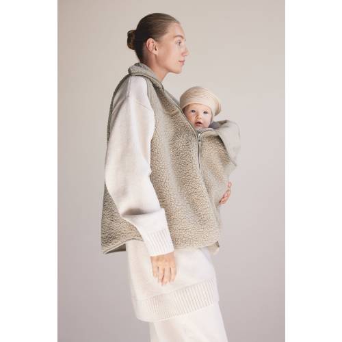 MAMA Before & After Babywearing Teddy Fleece Vest