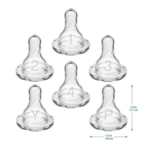 Dr. Brown's Original Nipple, Level 3 (6m+), 6 Count